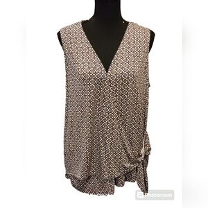 Loft Sleeveless Wrap Around Top